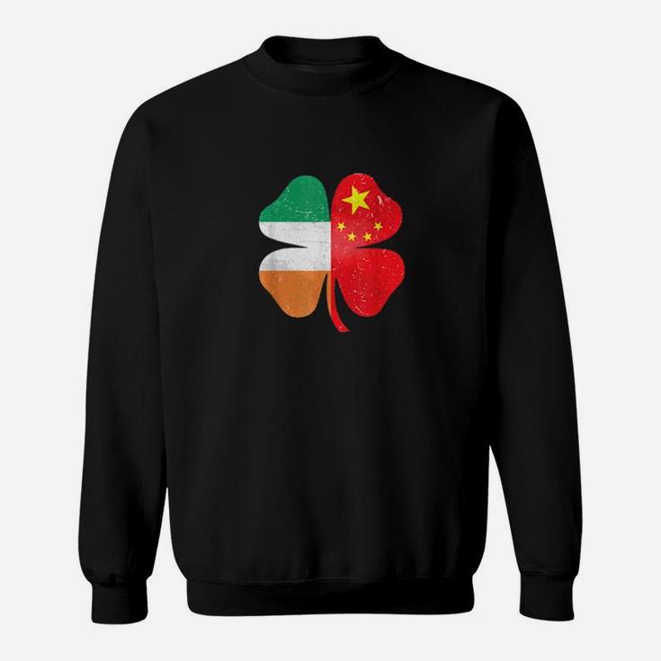 Chinese Irish Shamrock China Ireland St Patricks Day Sweatshirt