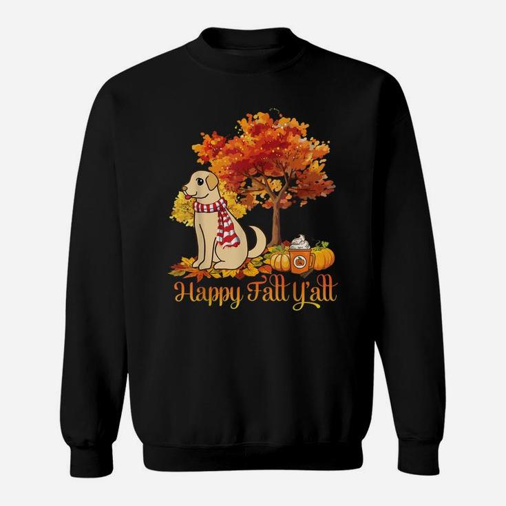 Chinook Dog Happy Fall Y'all Thanksgiving Day To Me Dad Mom Sweatshirt