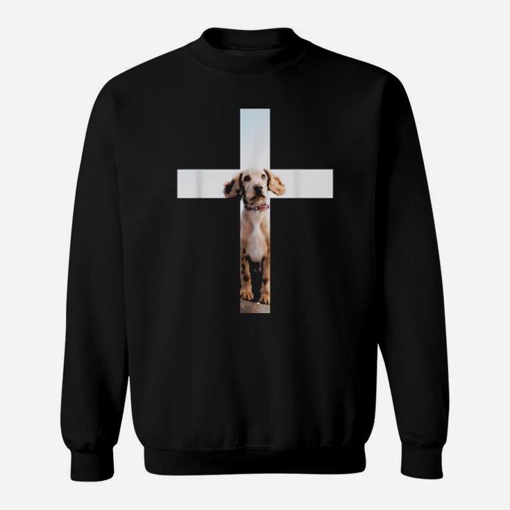 Christian Cross Dog Sweatshirt