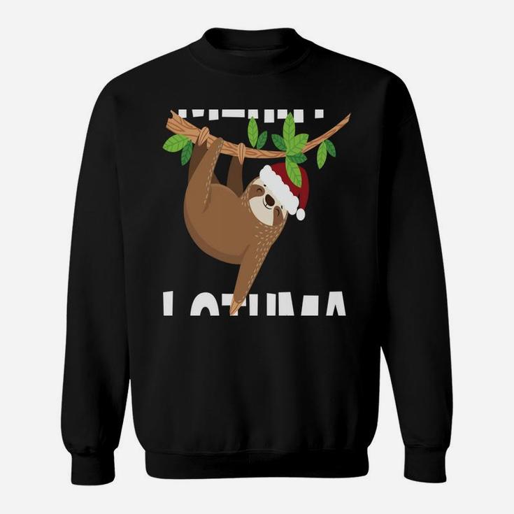 Christmas Merry Slothmas Sloth Animal Design Sweatshirt Sweatshirt
