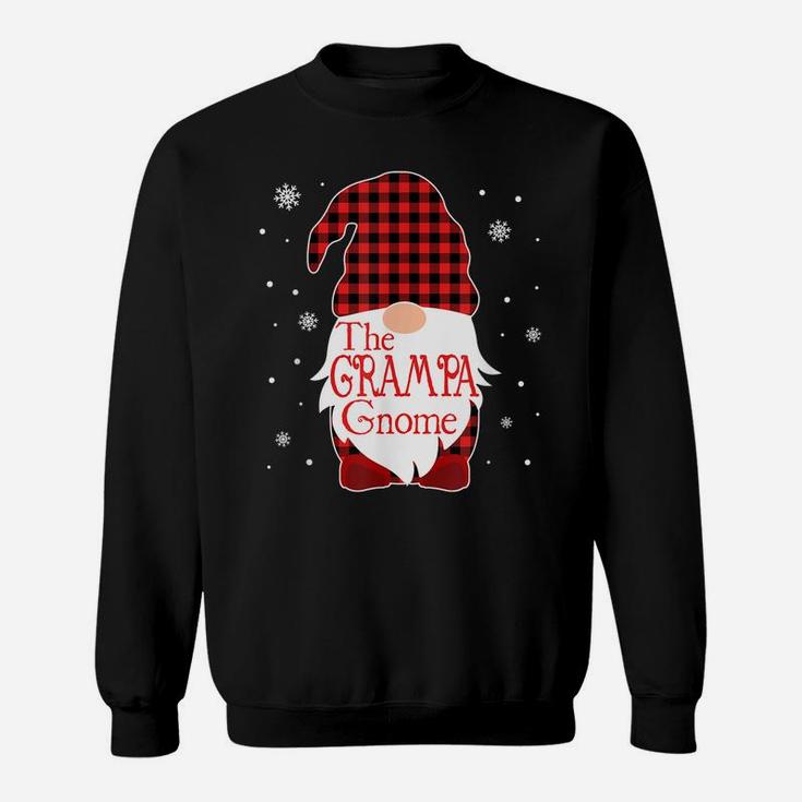 Christmas Pajama Family Gift Grampa Gnome Buffalo Plaid Sweatshirt