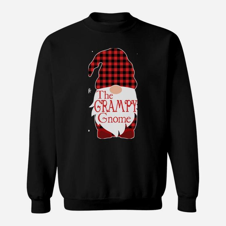 Christmas Pajama Family Gift Grampy Gnome Buffalo Plaid Sweatshirt