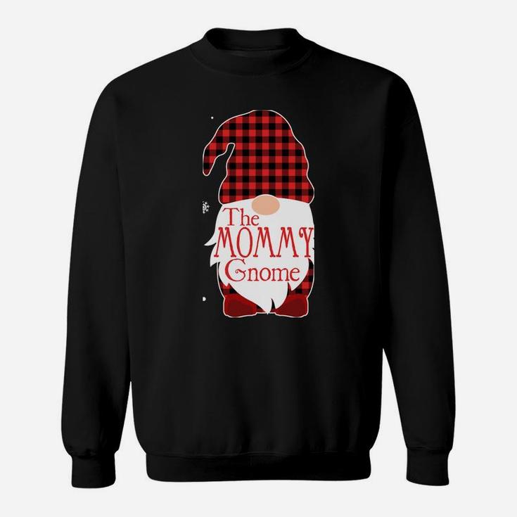 Christmas Pajama Family Gift Mommy Gnome Buffalo Plaid Sweatshirt