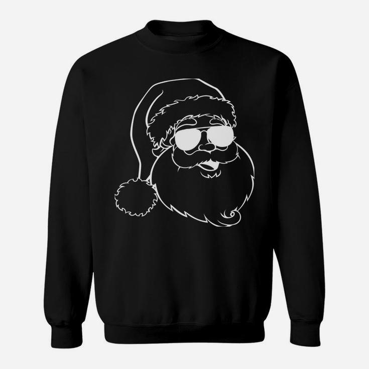 Christmas Santa Claus Where My Ho's At Design Sweatshirt Sweatshirt