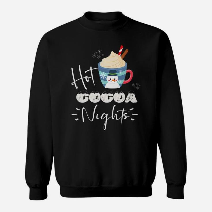 Christmas Winter Hot Cocoa Nights Cozy Top Sweatshirt