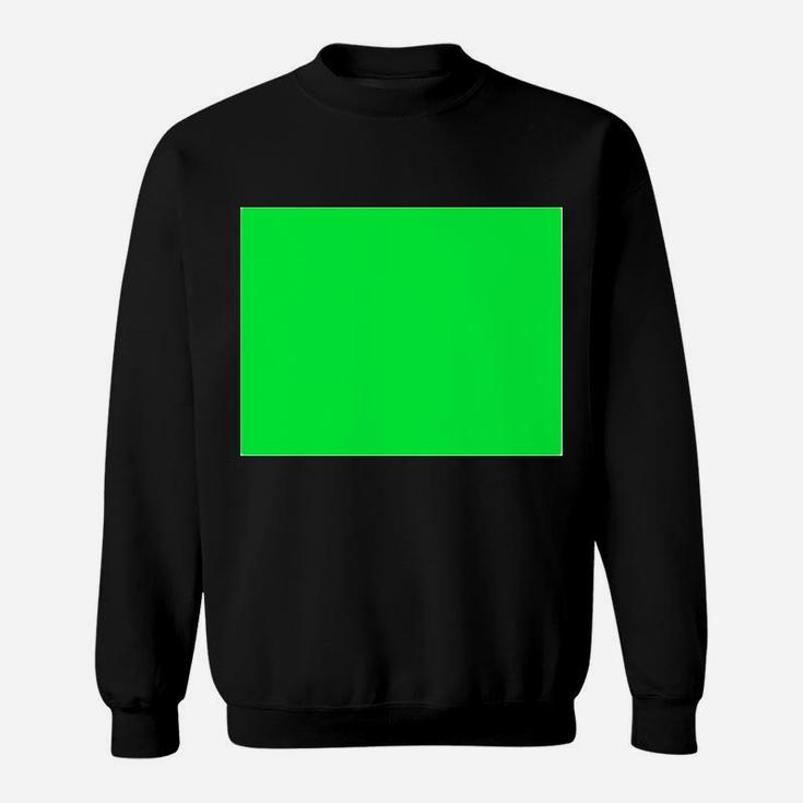 Chroma Key Tv Shirt - Green Screen For Video Special Effects Sweatshirt Sweatshirt