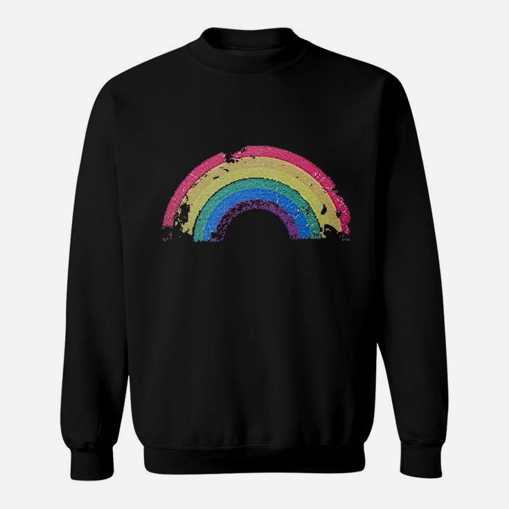 Classic Grunge Rainbow Sweatshirt