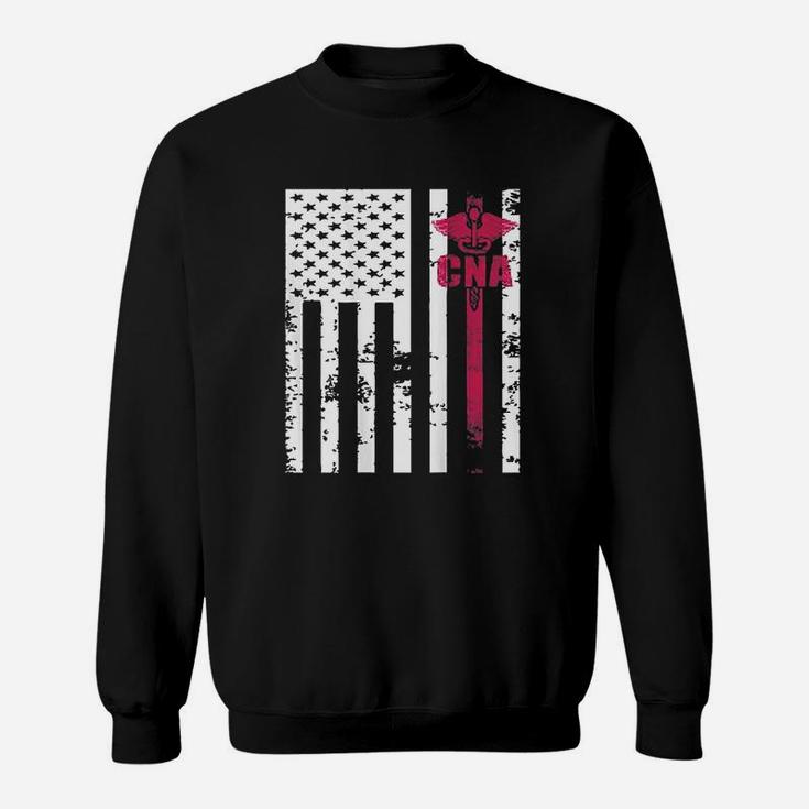 Cna American Flag Cna Patriotic Cna Sweatshirt