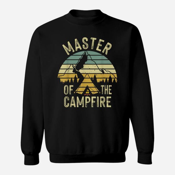 Cool Master Campfire Funny Camping Gift For Kids Men Women Sweatshirt