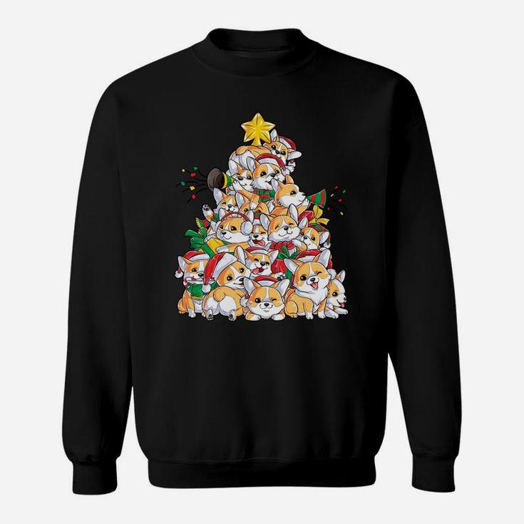 Corgi Christmas Tree Dog Santa Merry Corgmas Xmas Gifts Boys Sweatshirt Sweatshirt