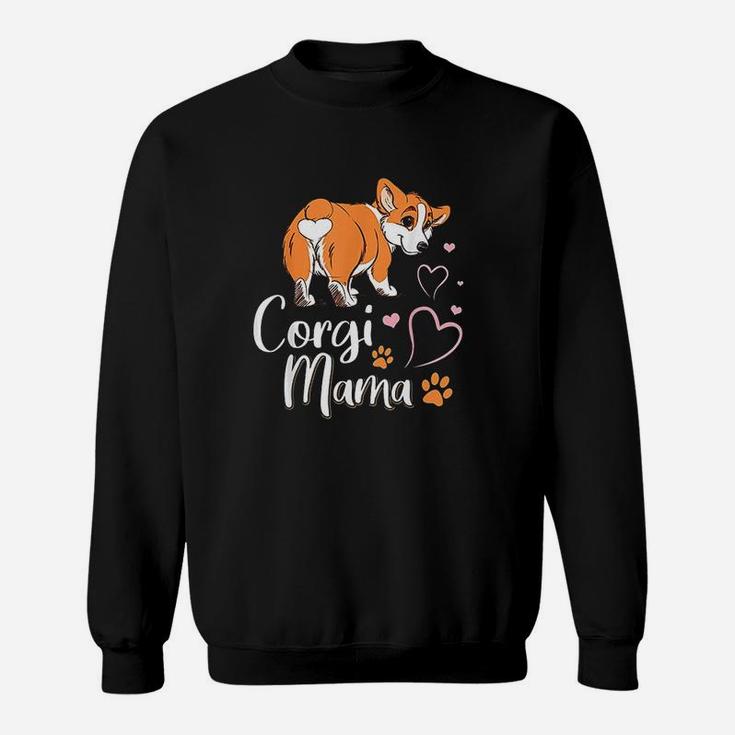 Corgi Mama Funny Corgi Dog Mom Sweatshirt