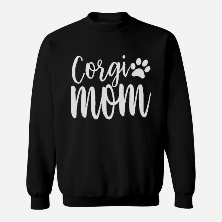Corgi Mom Dog Lover Printed Ladies Sweatshirt