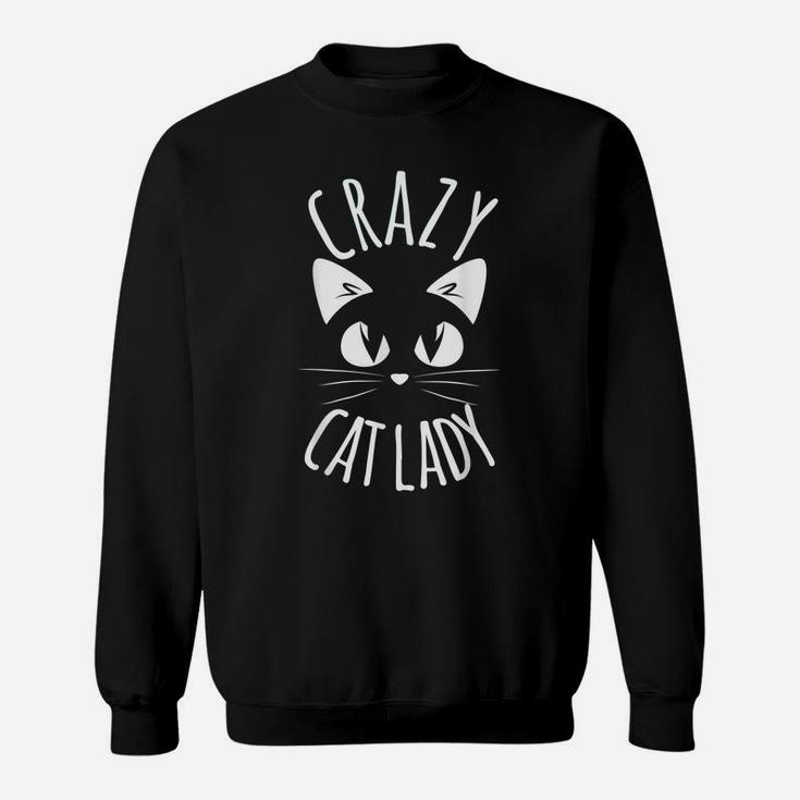 Crazy Cat Lady Funny Fur Mom Mother's Day Christmas Gift Sweatshirt