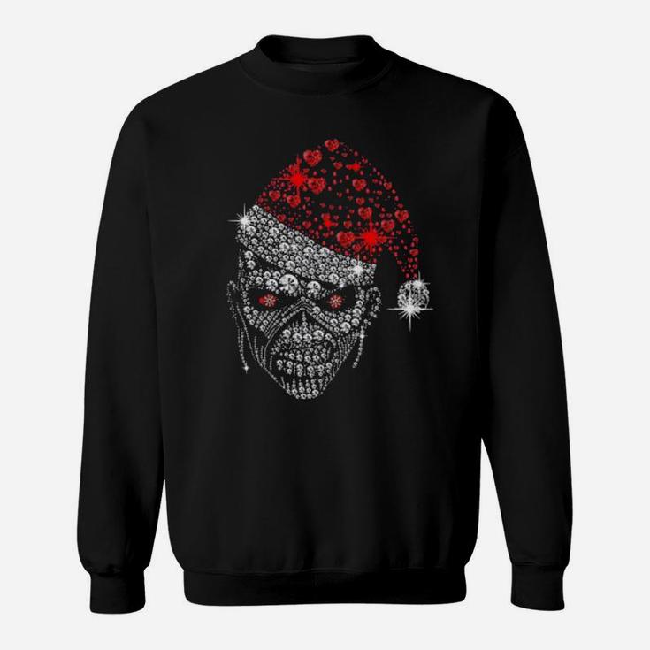 Creepy Santa Skull Sweatshirt