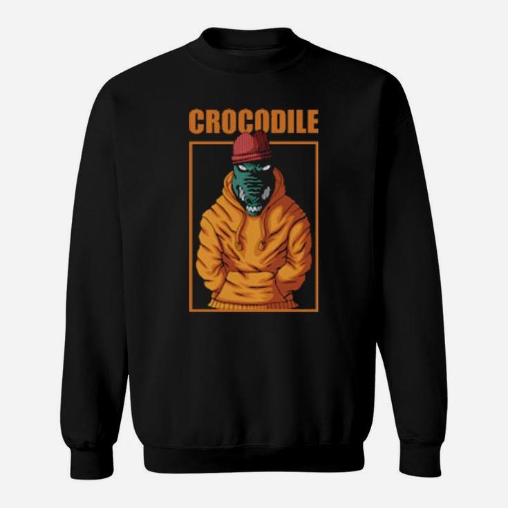 Crocodile Careful I Snap Sweatshirt