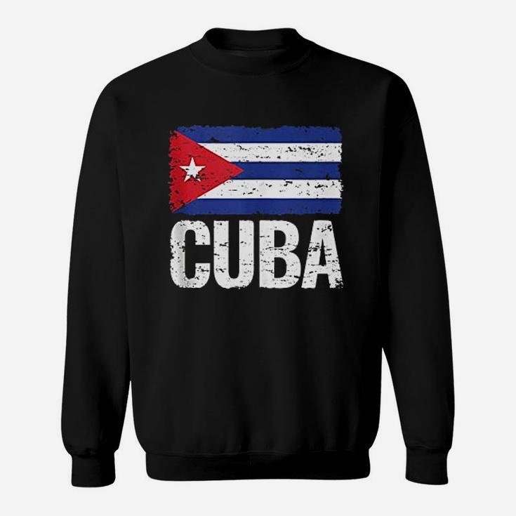 Cuba Inspired Flag Cuban Proud Sweatshirt