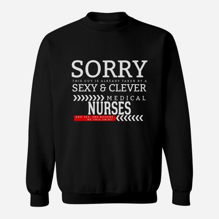 Cute And Clever Medical Assistant Love Girlfriend Nurses Job Title Sweatshirt