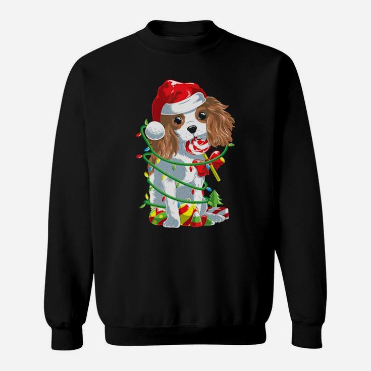 Cute Cavalier King Charles Spaniel Dog Christ Sweatshirt