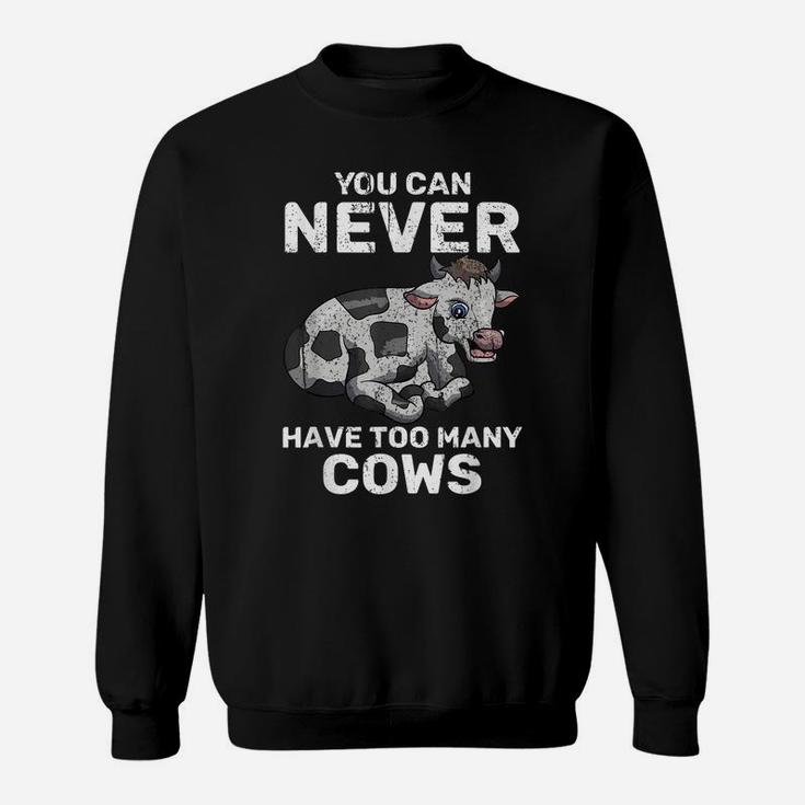 Cute Cow Lover Funny Farmer Farm Animal Cow Sweatshirt
