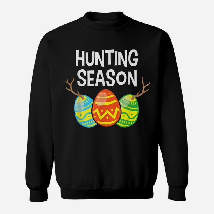 Cute Easter Egg Hunting Season Boys Girls Kids Sweatshirt