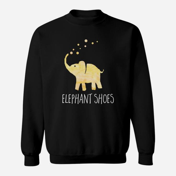 Cute I Love You Elephant Shoes Sweatshirt