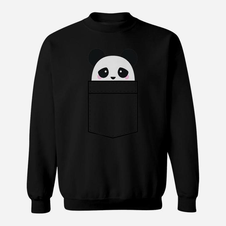 Cute Panda Pocket Shirt Gift For Men Women Sweatshirt