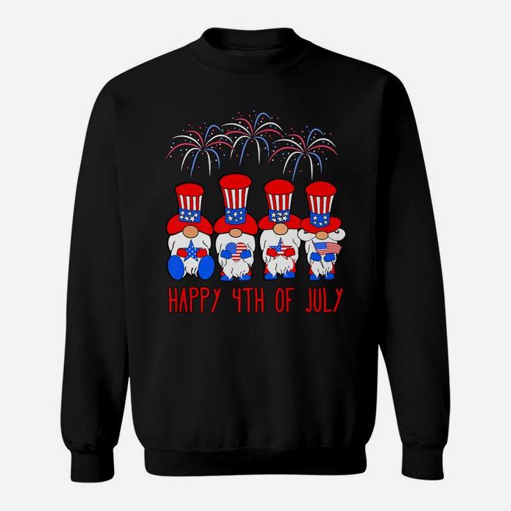 Cute Patriotic Gnomes American Happy 4Th Of July Sweatshirt