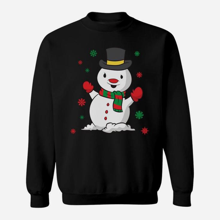 Cute Snowman Christmas Gift Xmas Snowman Christmas Sweatshirt Sweatshirt
