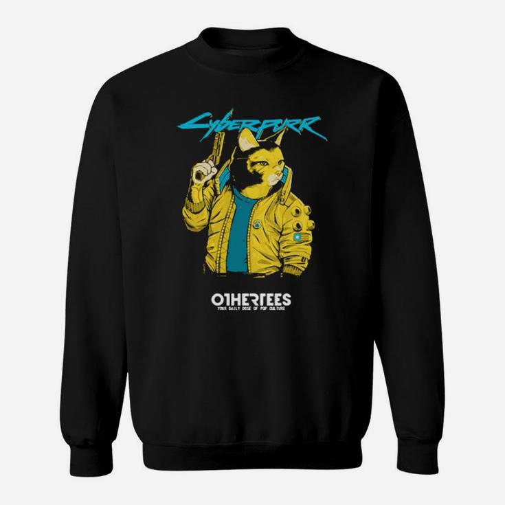 Cyberpurr Otherrees Your Daily Dose Of Pop Culture Sweatshirt