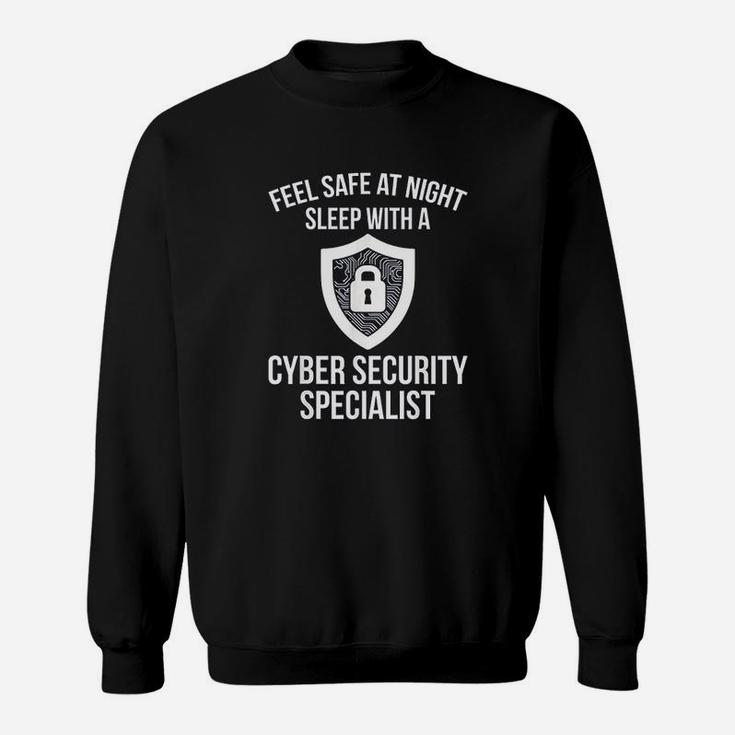 Cybersecurity It Analyst Safe Night Certified Tech Security Sweatshirt