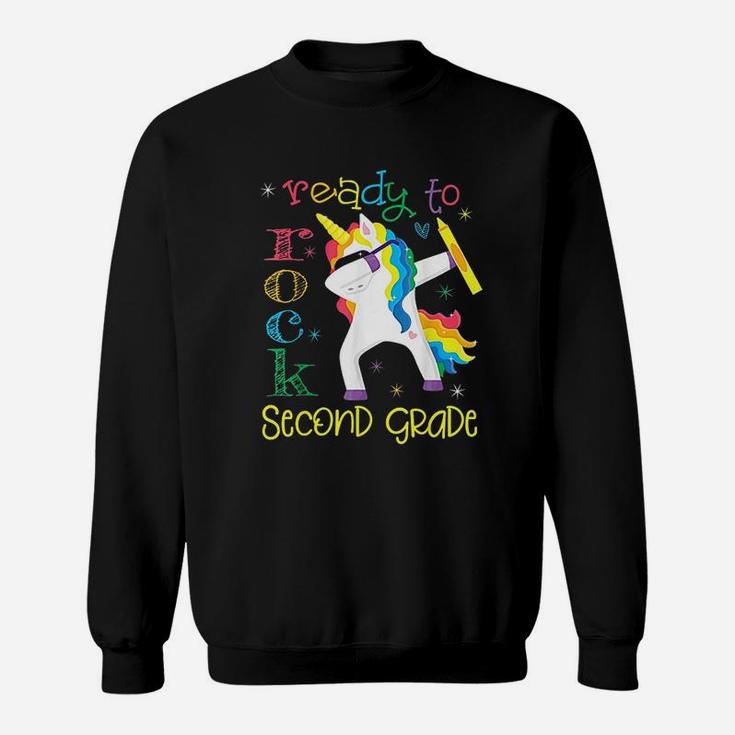 Dabbing Ready To Rock 2Nd Grade Unicorn Sweatshirt