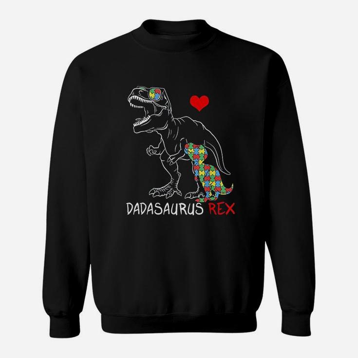Dadasaurus Daddy Rex Awareness Proud Dad Fathers Day Sweatshirt