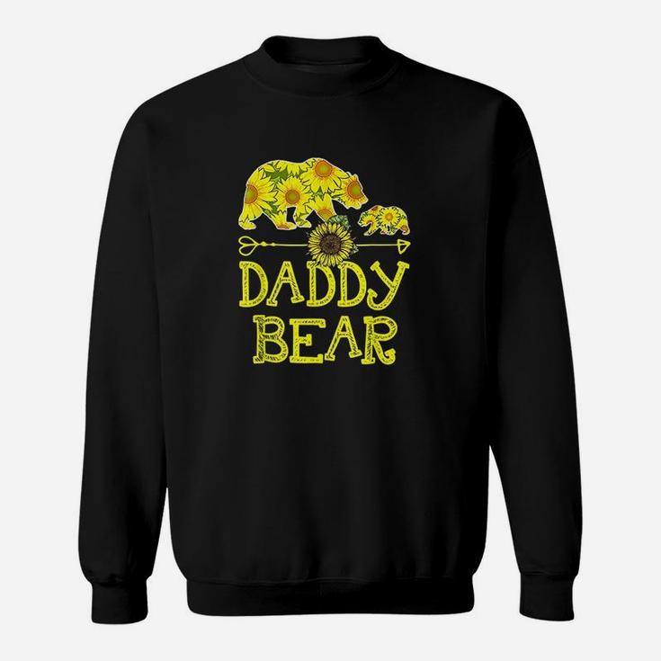 Daddy Bear Sunflower Funny Mother Father Gift Sweatshirt