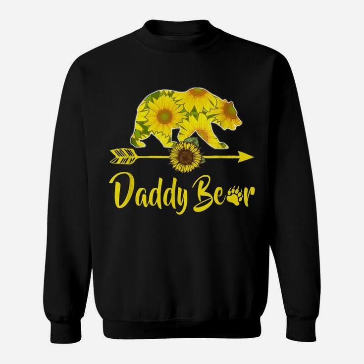 Daddy Bear Sunflower Funny Mother Father Gifts Sweatshirt