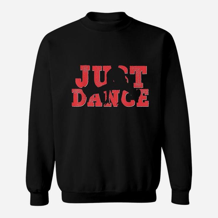 Dance  Red Black Just Dancing Dancer Sweatshirt