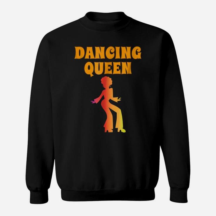 Dancing Queen Girl Gift Her Vintage 1970'S Retro 70S Sweatshirt