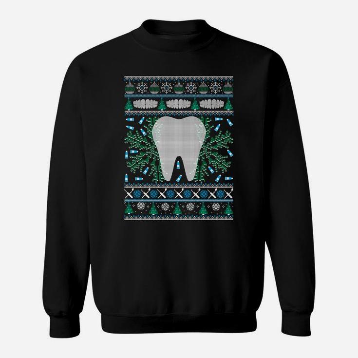Dental Hygienist Ugly Christmas Sweatshirt Funny Holiday Sweatshirt
