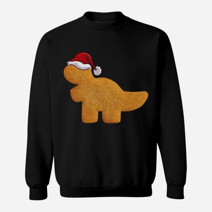 Dino T-Rex Chicken Nugget | Funny Tyrannosaurus Christmas Sweatshirt Sweatshirt
