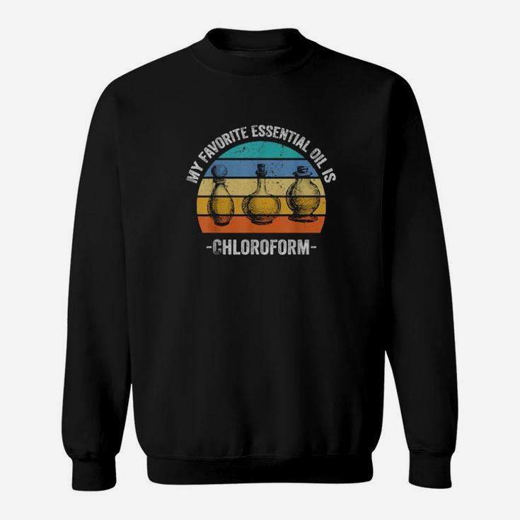 Distressed Vintage Retro My Favorite Essential Oil Sweatshirt