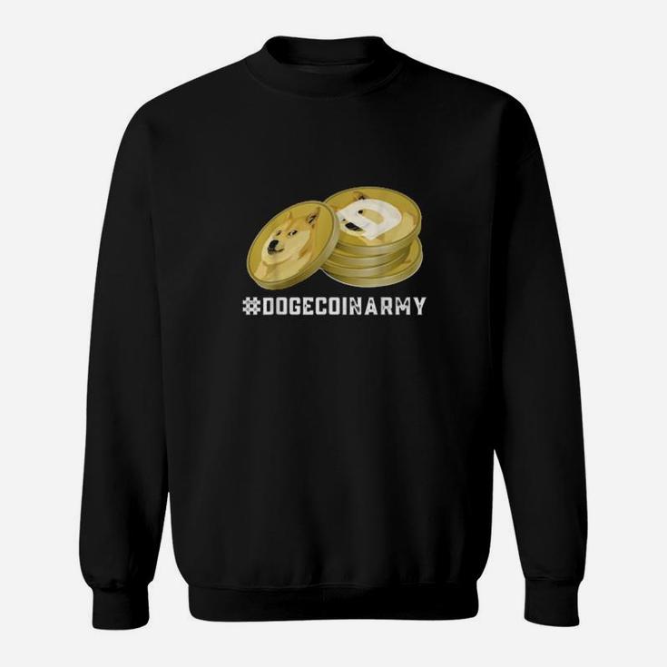 Dogecoinarmy Dogecoin Cryptocurrency Design Sweatshirt