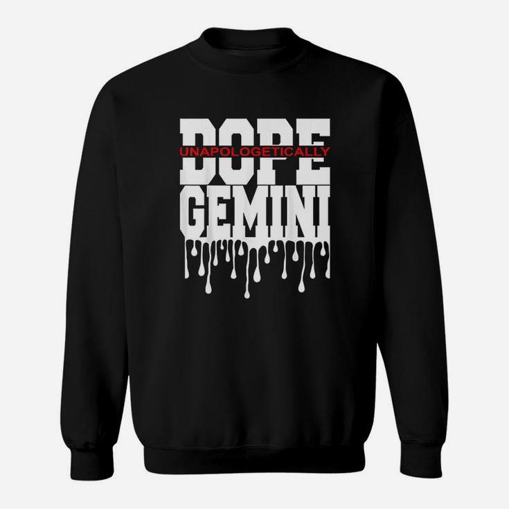 Dope Queen Decor King Graphic Decor Gemini Astrology Zodiac Gift Sweatshirt