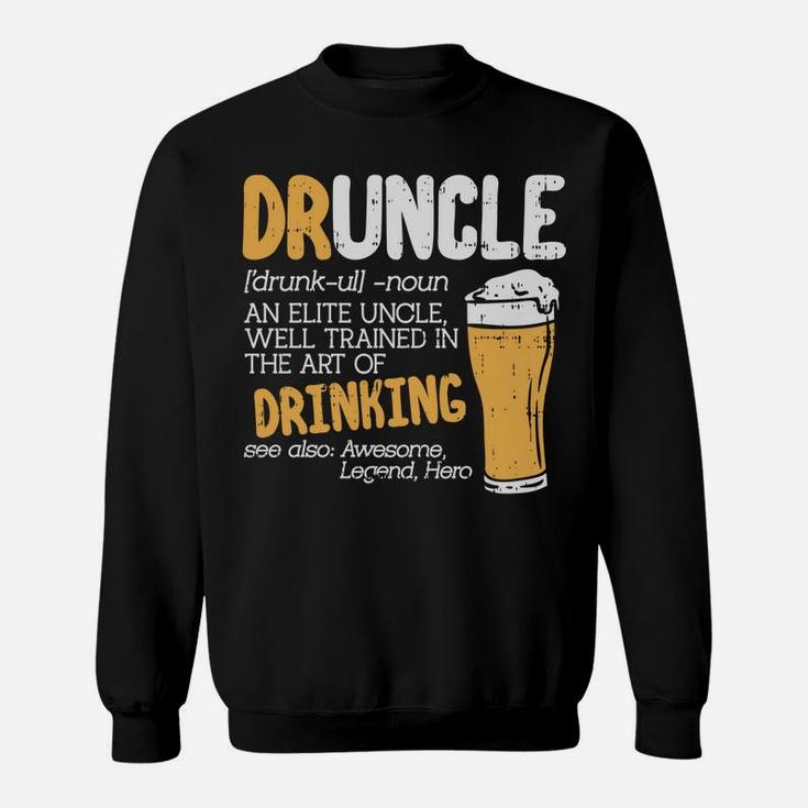 Druncle Hoodie Another Term Uncle Definition Christmas Gift Sweatshirt