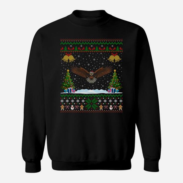 Eagle Bird Lover Xmas Gift Ugly Eagle Christmas Sweatshirt Sweatshirt