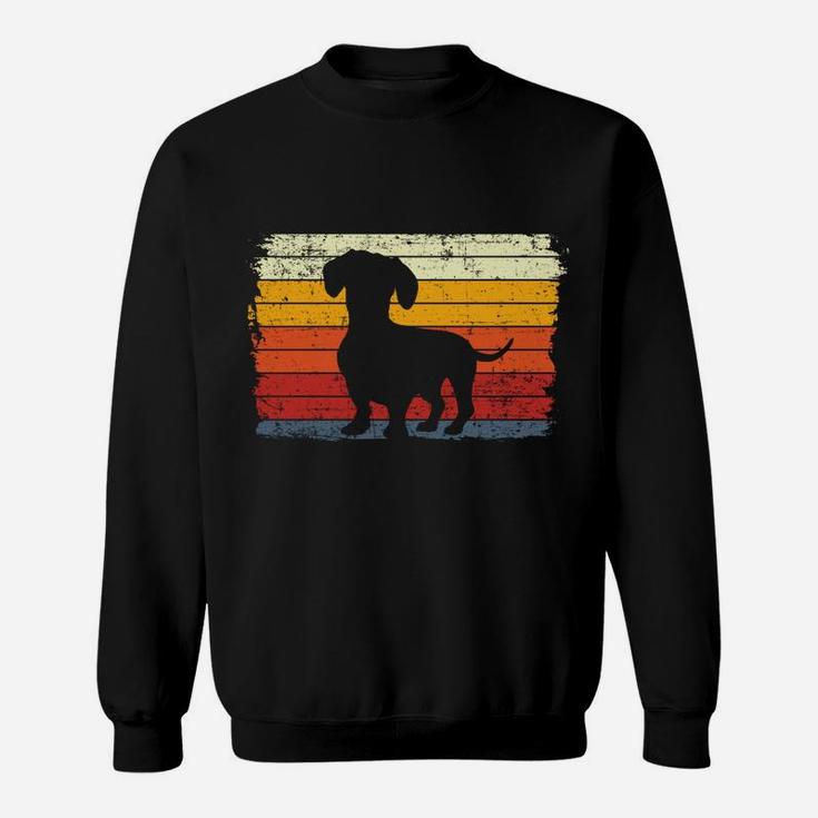 Easily Distracted By Wieners Doxie Dog Vintage Dachshund Sweatshirt