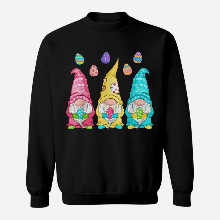 Easter Gnome Egg Hunting - Cute Gnomes Holding Easter Egg Sweatshirt