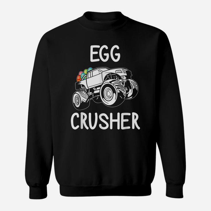 Egg Crusher Monster Truck Boys Kids Funny Easter Day Sweatshirt