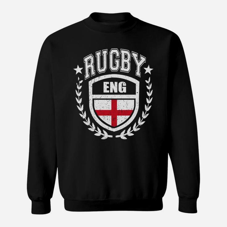 England Rugby Gear English Flag Vintage Sport Sweatshirt
