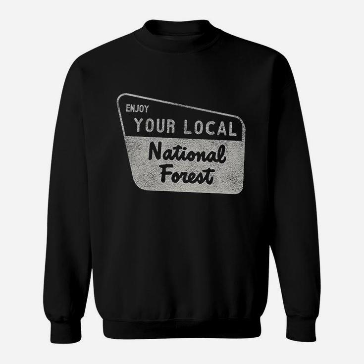 Enjoy Your National Forest Outdoor Vintage Camping Mountains Sweatshirt