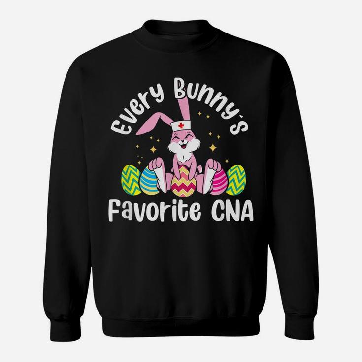 Everybody Bunny's Favorite Cna Cute Easter Day Nurse Sweatshirt