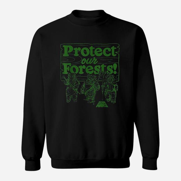Ewoks Protect Our Forests Camp Graphic Sweatshirt